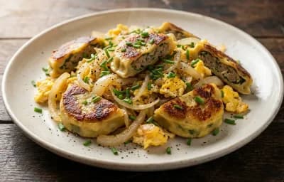 Fried Maultaschen