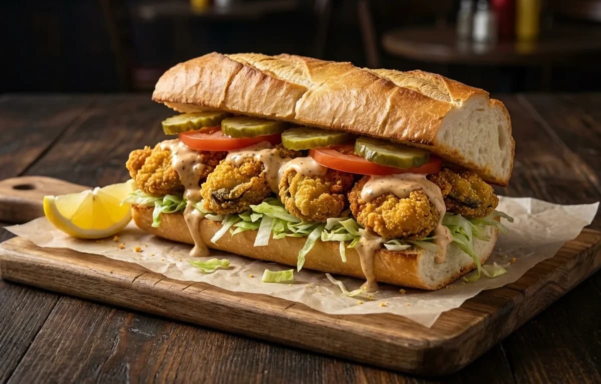 Fried Oyster Po'boy