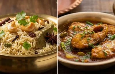 Ghee Rice with Katla Kalia