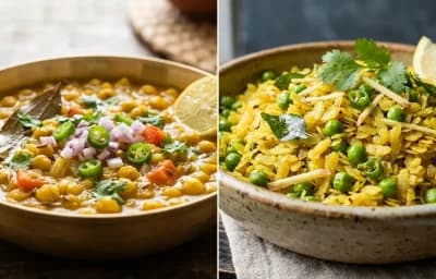 Ghughni with Chura Matar