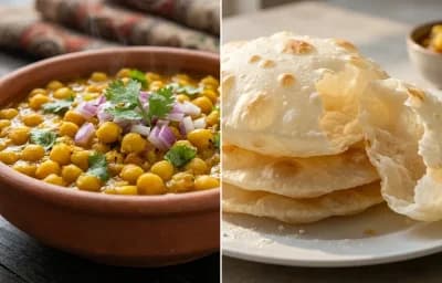 Ghugni with Bengali Luchi