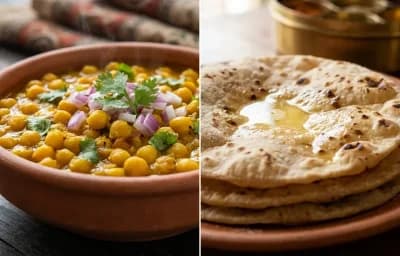 Ghugni with Roti