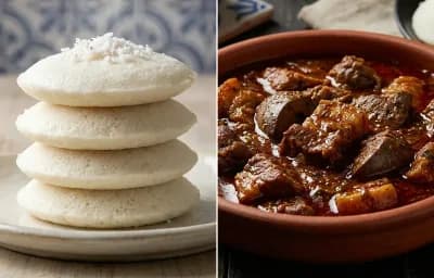 Goan Sanna with Goan Sorpotel