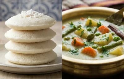 Goan Sanna with Vegetable Kurma