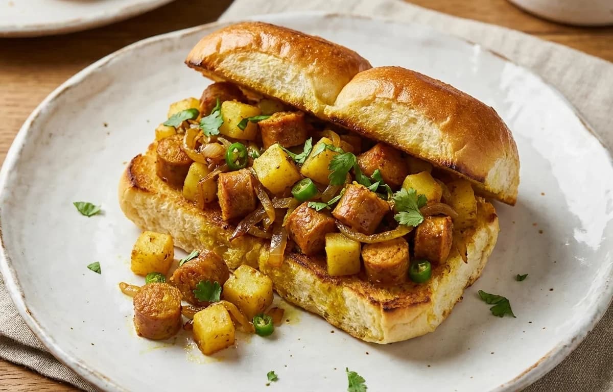 Goan Sausage Pao