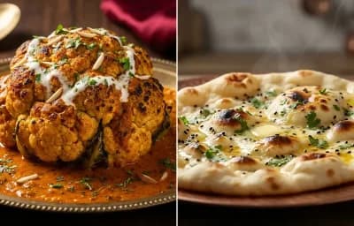 Gobi Musallam with Butter Naan