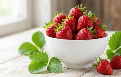Greek Yogurt Parfait with Fresh Strawberries