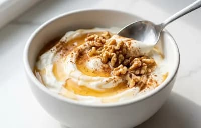 Greek Yogurt with Walnuts