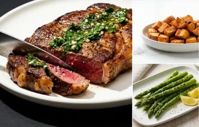 Grilled Sirloin Steak with Chimichurri