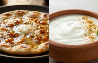 Gud Roti with Dahi