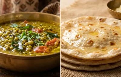 Gujarati Moong Curry with Rotli