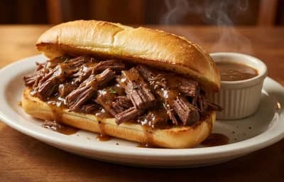 Hot Beef Sandwich