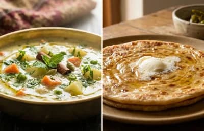 Hyderabadi Veg Korma with Paratha