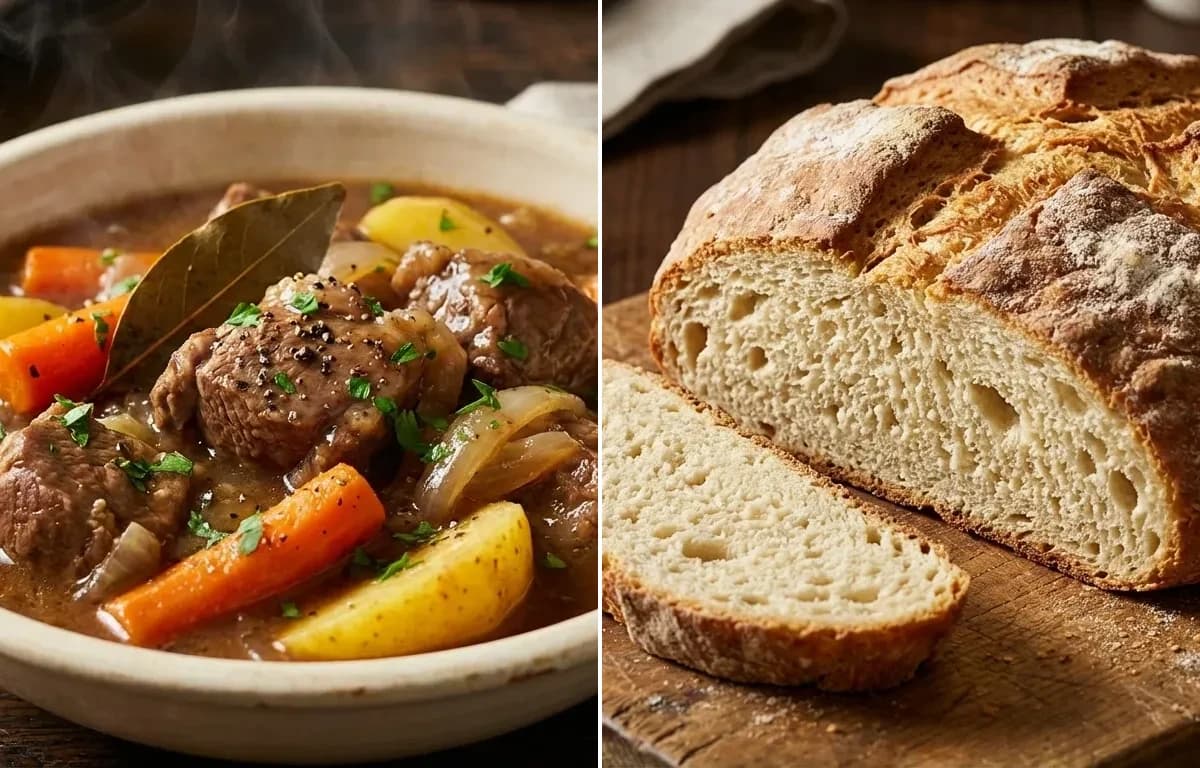 Irish Stew with Irish Soda Bread