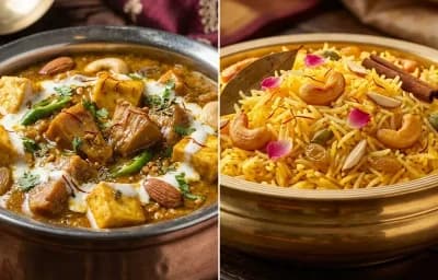 Jackfruit Musallam with Kesar Pulao