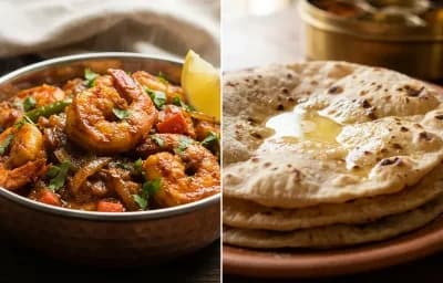 Jhinga Masala with Roti