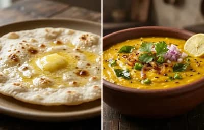 Jowar Roti with Pithla