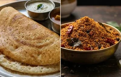 Kal Dosa with Paruppu Podi