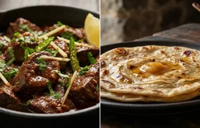 Kaleji Fry with Ghadichi Poli