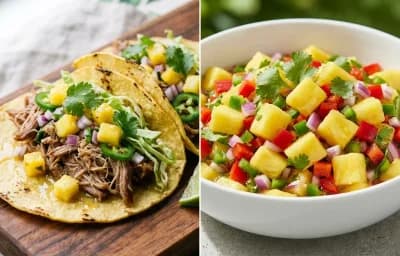 Kalua Pork Tacos with Pineapple Salsa