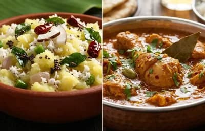 Kappa Puzhukku with Chicken Curry