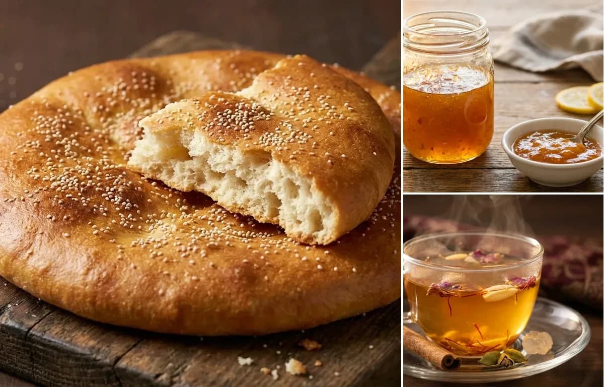 Kashmiri Czhot, Apricot Jam and Kahwa