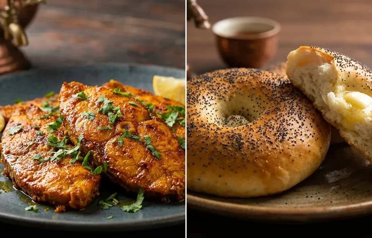 Kashmiri Fish Fry with Kashmiri Girda