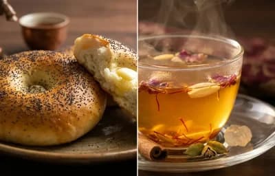 Kashmiri Girda with Kahwa