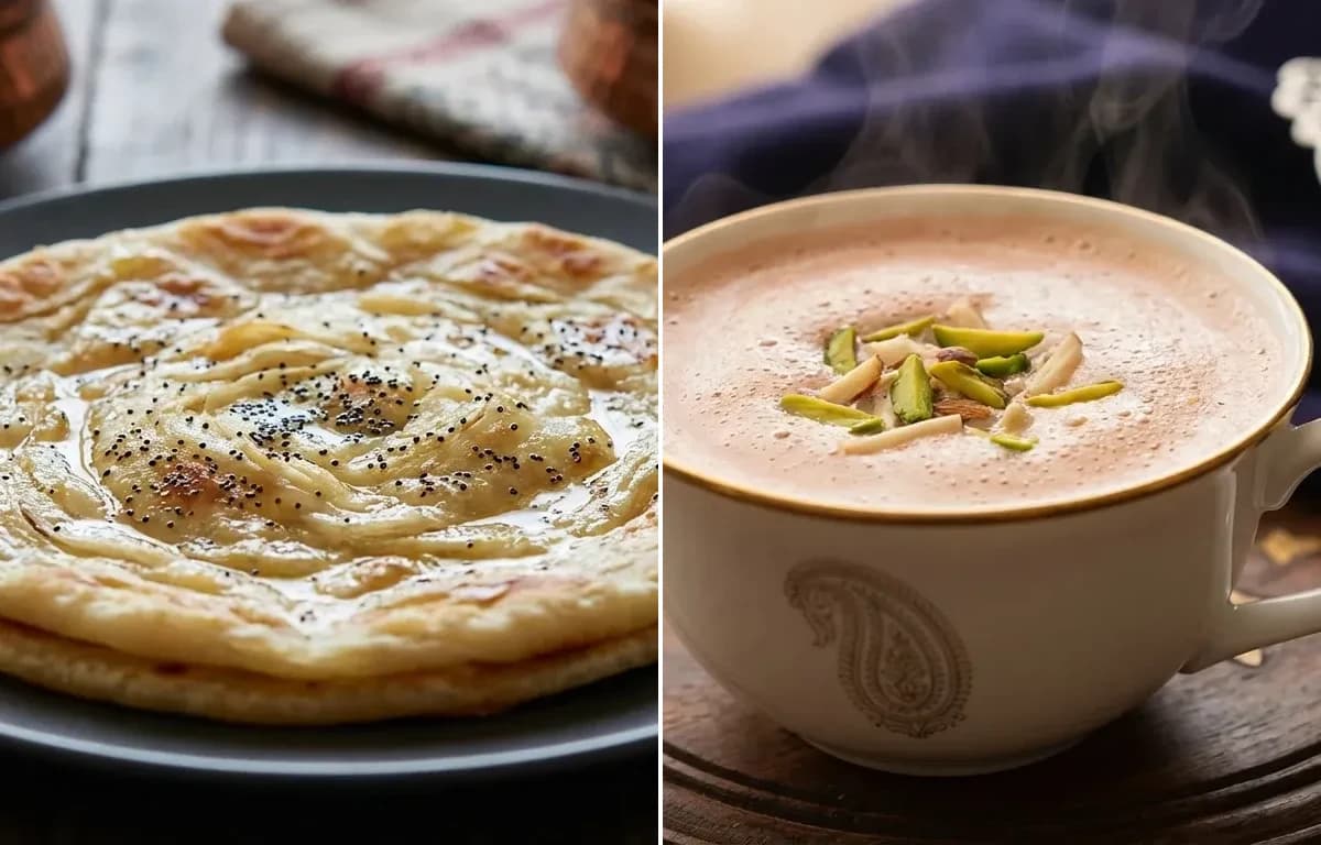 Katlam Kulcha with Noon Chai