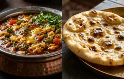 Keema Ghotala with Khameeri Roti