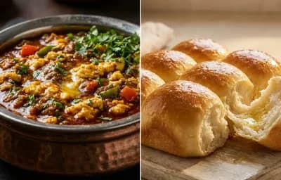Keema Ghotala with Ladi Pav
