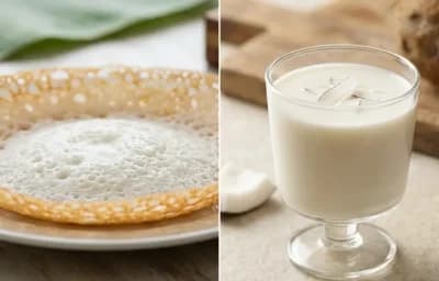 Kerala Appam with Coconut Milk