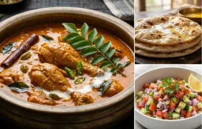 Kerala Chicken Curry with Chapati
