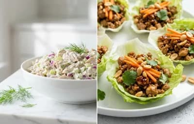 Keto Tuna Salad with Lettuce Cups