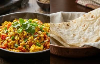 Khagina with Roomali Roti