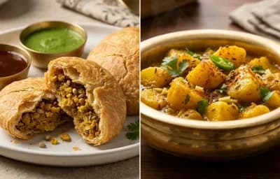 Khasta Kachori with Aloo Sabzi