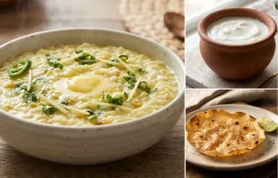 Khichdi with Curd