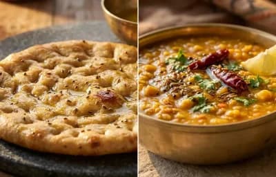 Khoba Roti with Panchmel Dal