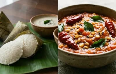 Khotto with Tomato Chutney