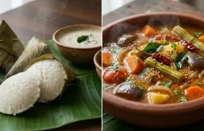 Khotto with Vegetable Sambar