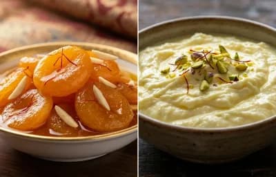 Khubani ka Meetha with Malai