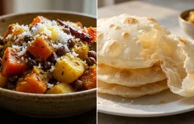 Kumror Chokka with Bengali Luchi