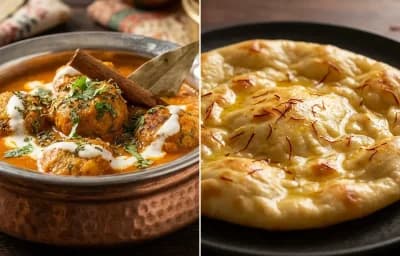 Lauki Kofta with Saffron Sheermal