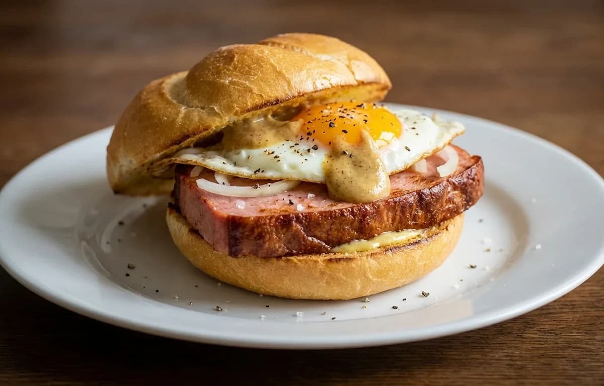 Leberkäse Sandwich