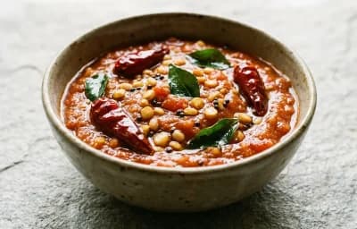 Lemon Millet with Tomato Chutney