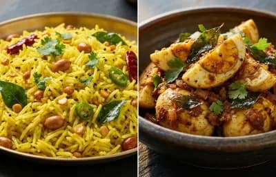 Lemon Rice with Muttai Varuval