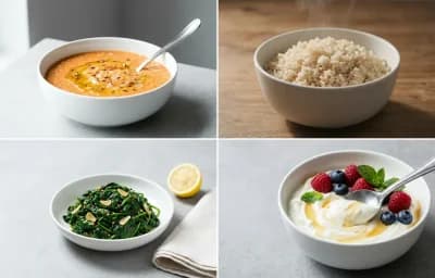 Lentil Dal with Turmeric and Cumin with Steamed White Rice