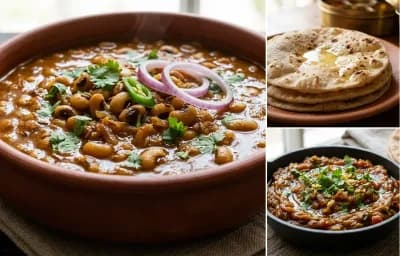 Lobia Masala with Roti