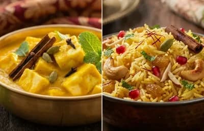 Lyodur Tschaman with Kashmiri Pulao