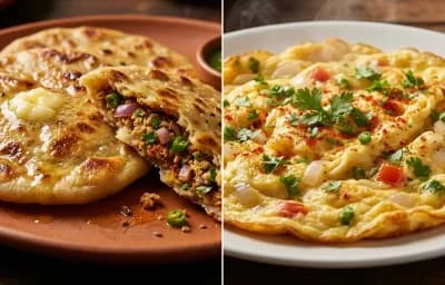 Makuni with Masala Omelette